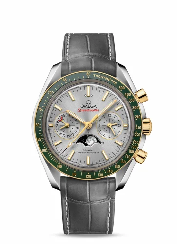 Omega Speedmaster Moonphase Chronograph Master Chronometer Stainless Steel / Yellow Gold / Silver 304.23.44.52.06.001 (30423445206001)